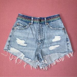 garage rainbow shorts